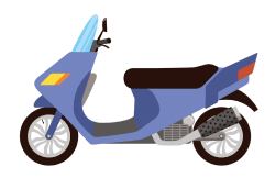 バイクのイラスト